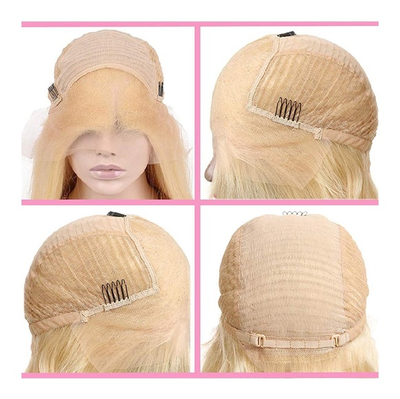 Indian Remy full lace wig 12 inches long color 613 - Picture 3 of 4